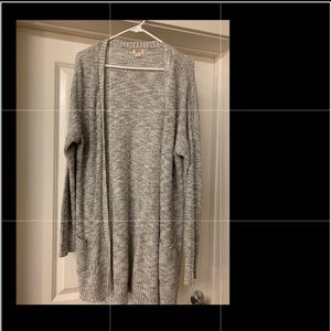 Gray Boyfriend cardigan